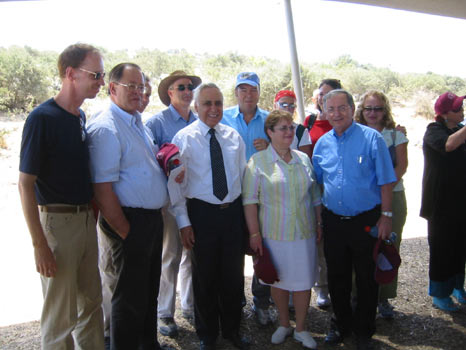 Gruppenbild mit Staatspräsident