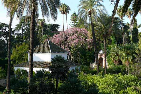 Sevilla: Königspalast Alcazar, Garten