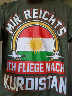 Mir reicht's - ich fliege nach Kurdistan